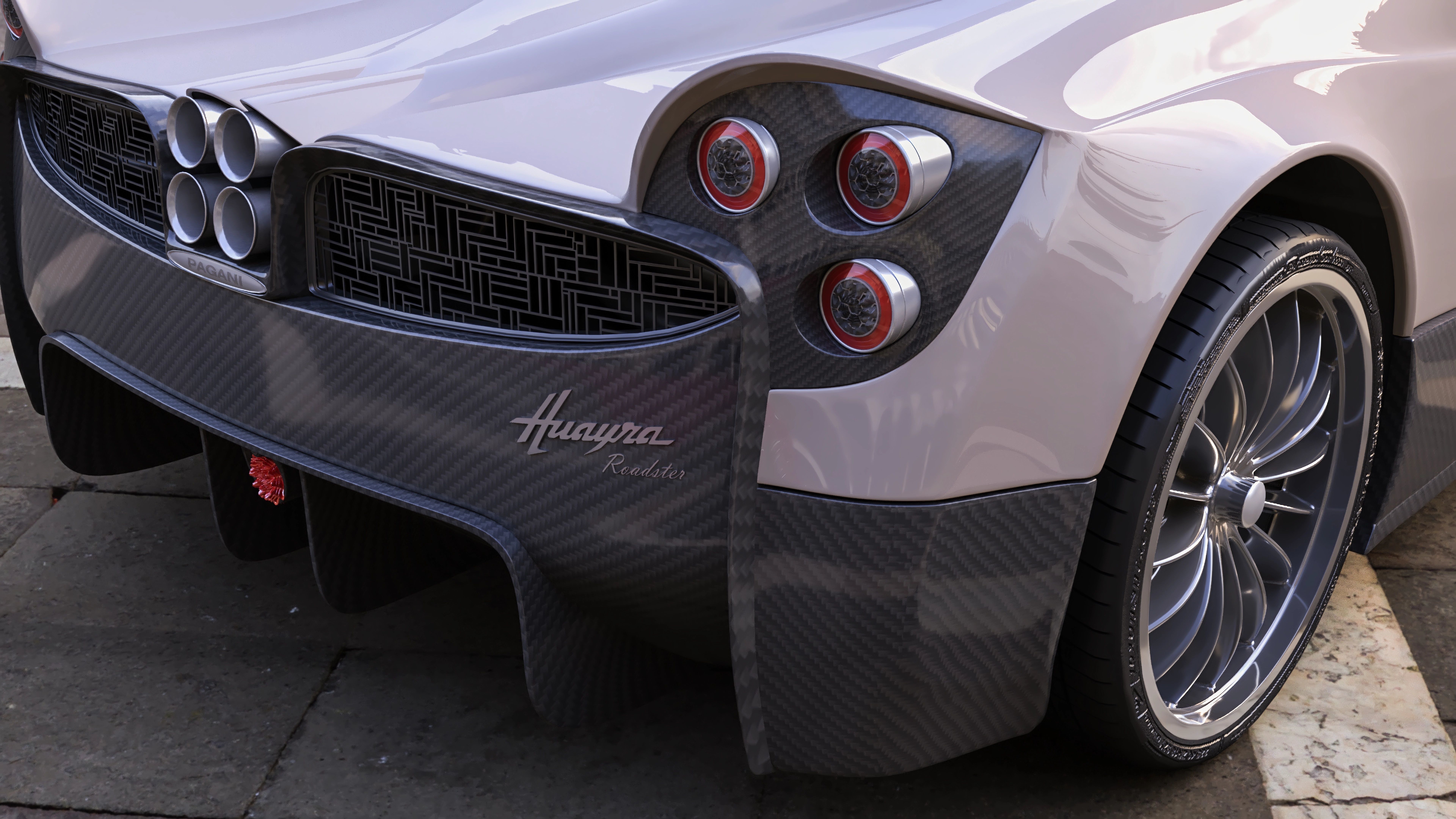 Pagani Huayra Low-poly 3D model 3D model_3