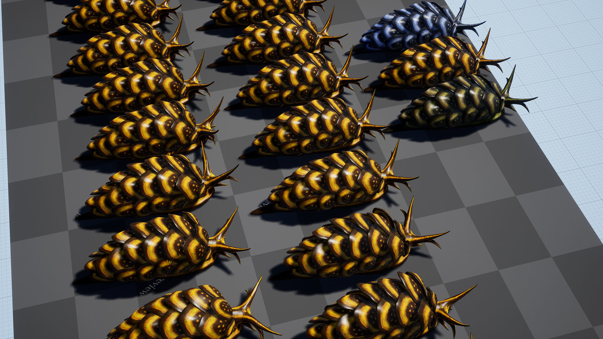 Cyerce Nigricans - Game Ready Low-poly 3D model Low-poly 3D model_10