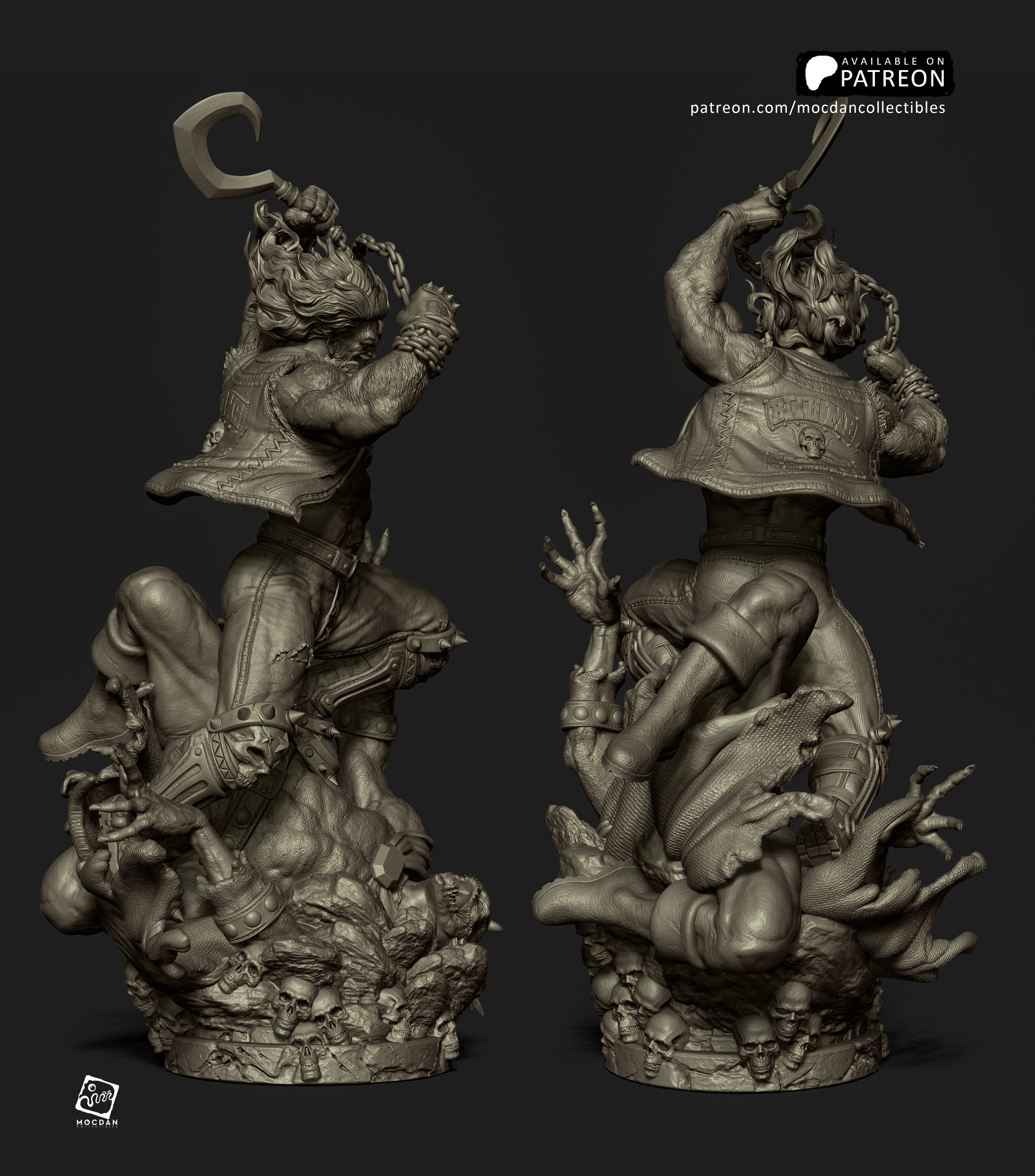 Lobo - STL READY TO 3D PRINT 3D print model_10