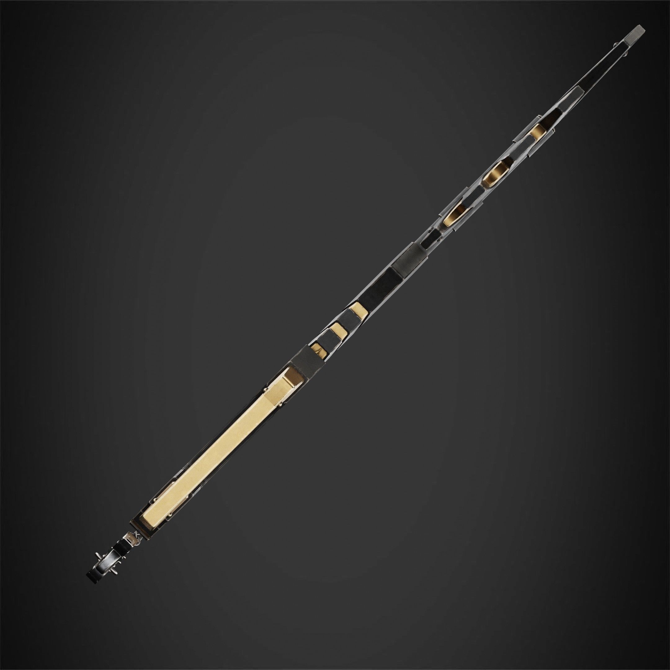 Kingdom Hearts Ventus Keyblade Wayward Wind for Cosplay 3D print model_4