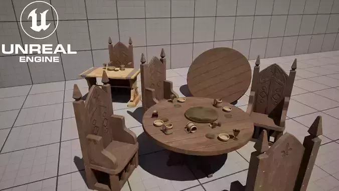 Medieval  game ready Meeting Set