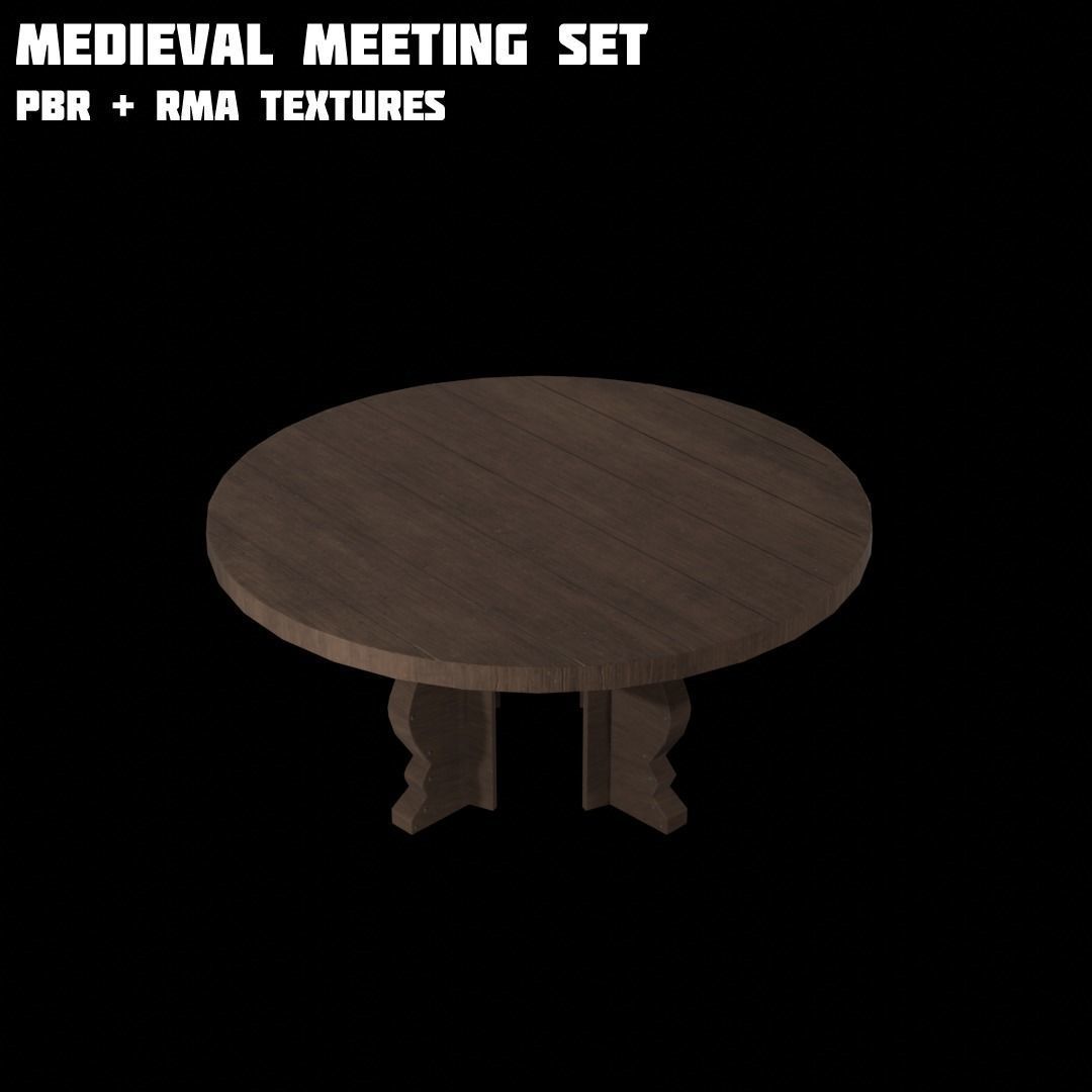 Medieval Asset Big  game ready Pack over 20 Assets Low-poly 3D model_27