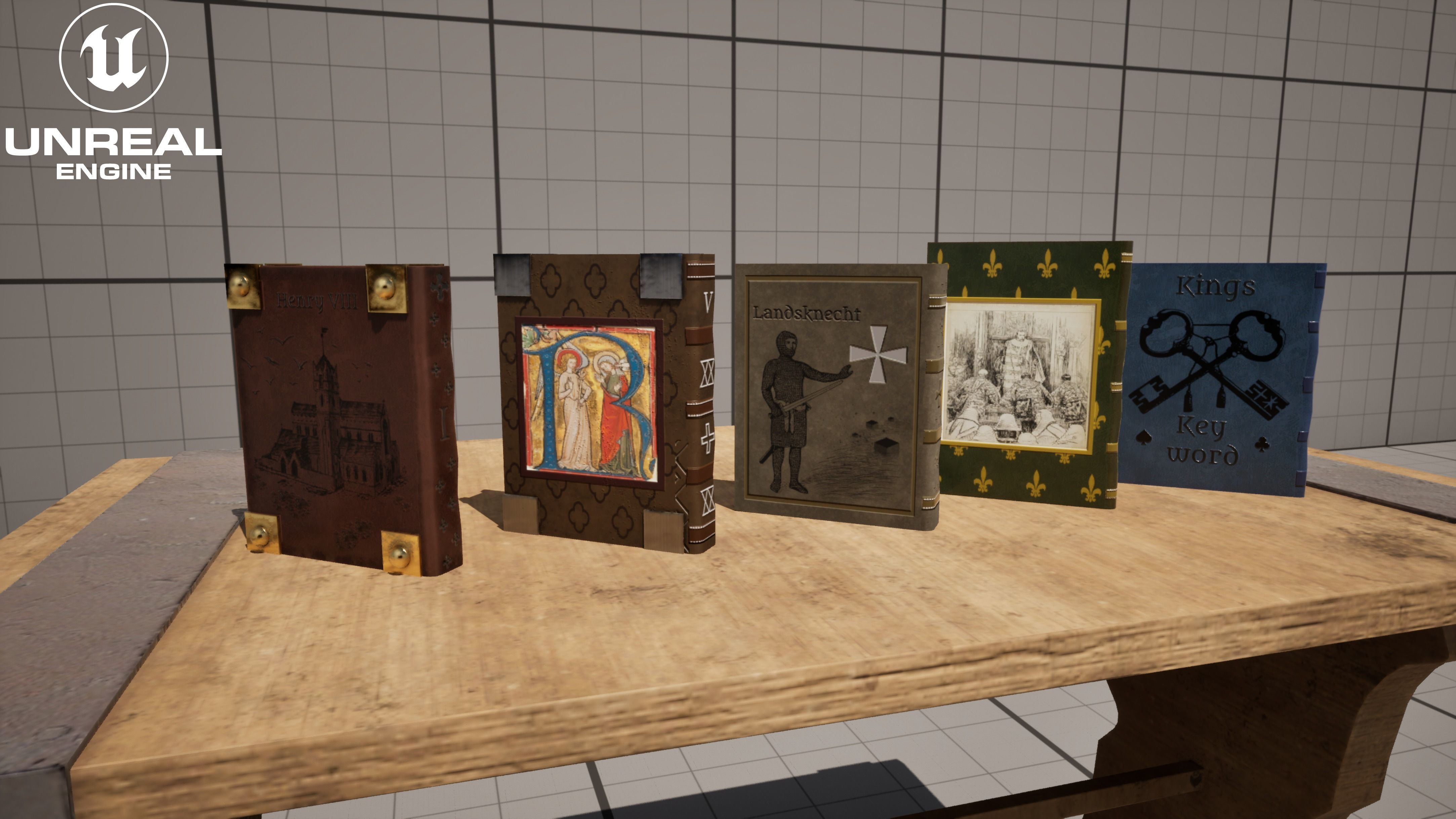 Medieval Asset Big  game ready Pack over 20 Assets Low-poly 3D model_3