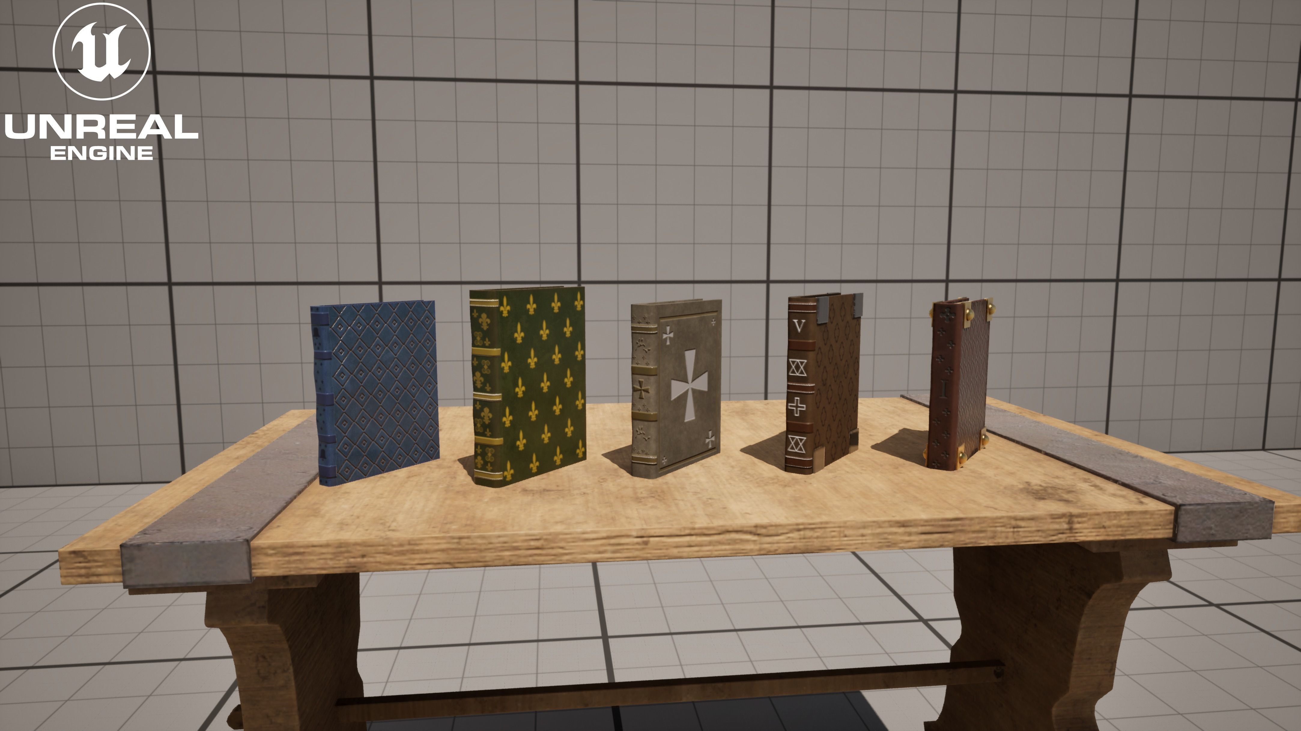 Medieval Asset Big  game ready Pack over 20 Assets Low-poly 3D model_5