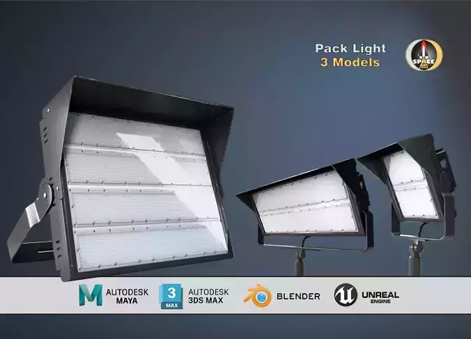 light 01 Low-poly 3D model
