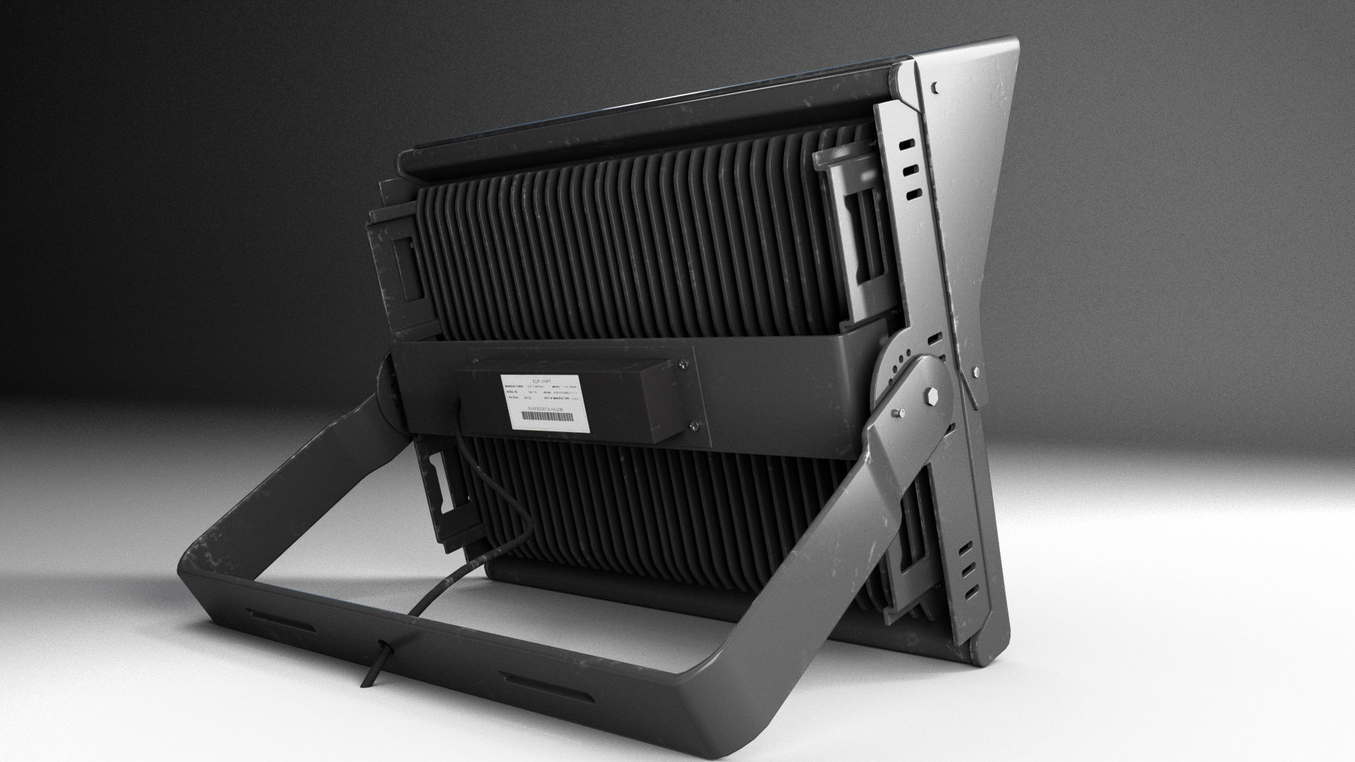 light 01 Low-poly 3D model_2