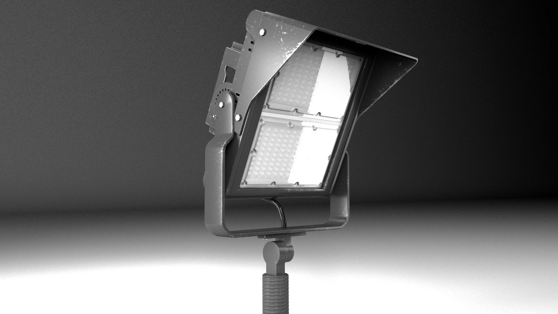 light 01 Low-poly 3D model_11