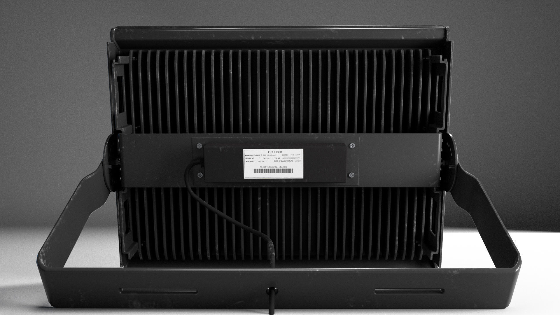 light 01 Low-poly 3D model_4