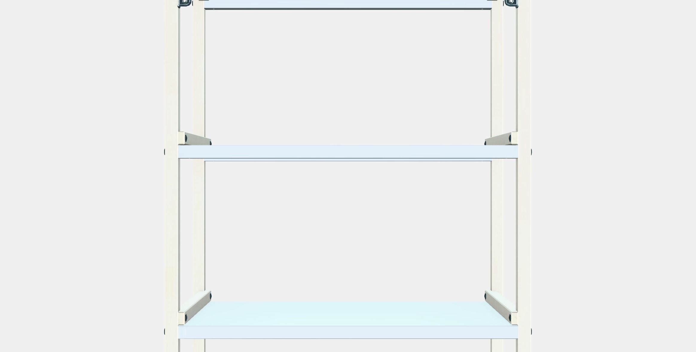 EKENABBEN Open shelving unit Low-poly 3D model_15