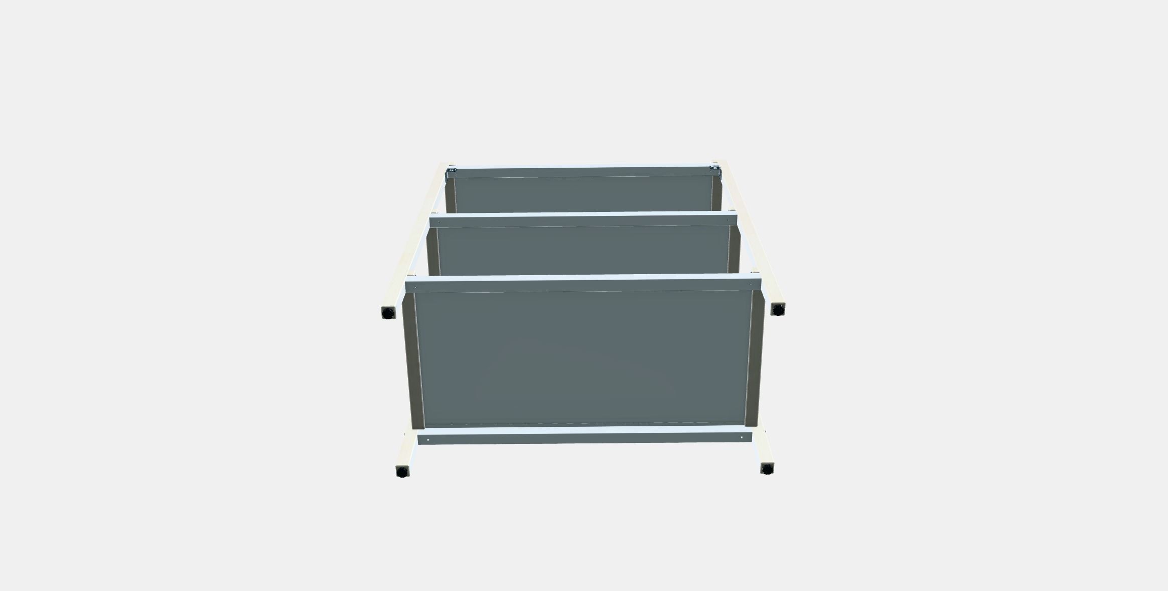 EKENABBEN Open shelving unit Low-poly 3D model_7