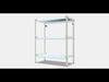 EKENABBEN Open shelving unit Low-poly 3D model_1
