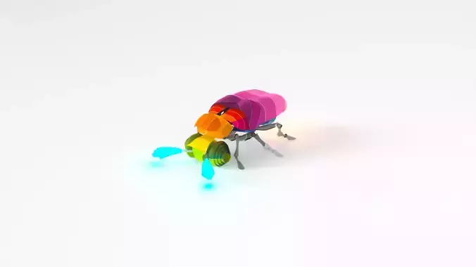 Stylized Firefly - Animated Model