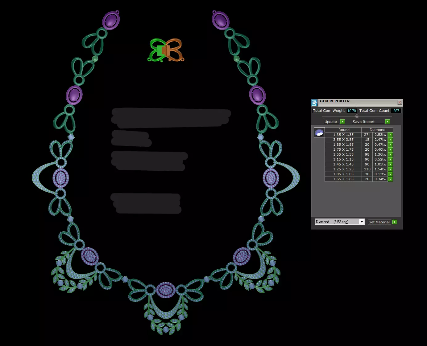 Popular MissGrand Necklace 3D print model_0