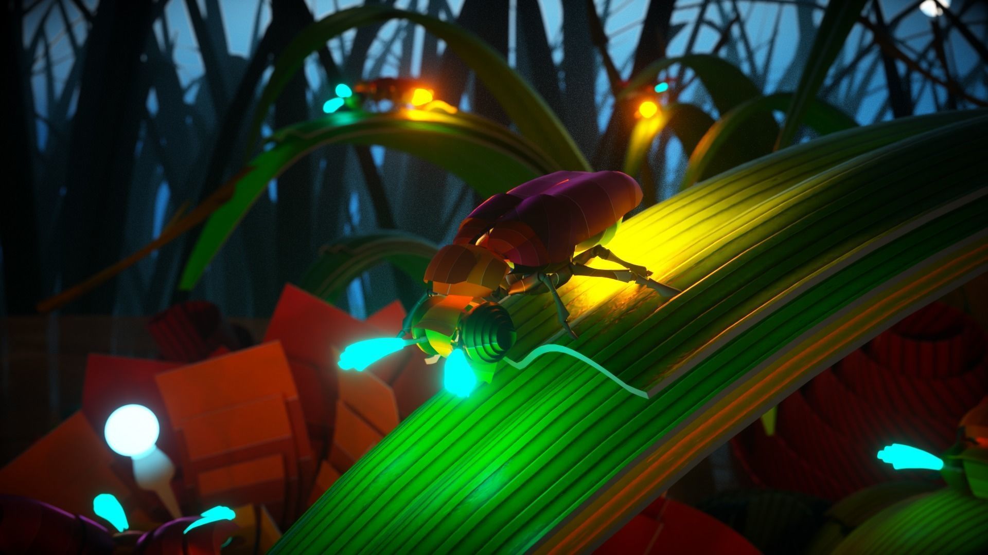 Stylized Nature Set 3D model_31