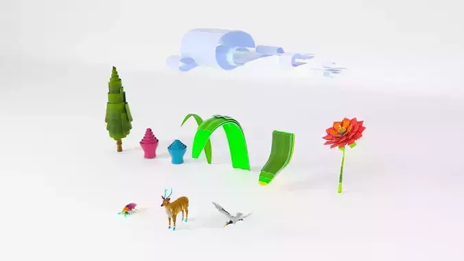 Stylized Nature Set