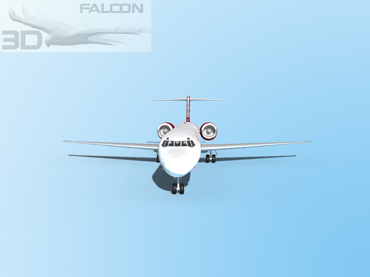 Falcon3D MD-80 Reliable Cargo 3D model_3