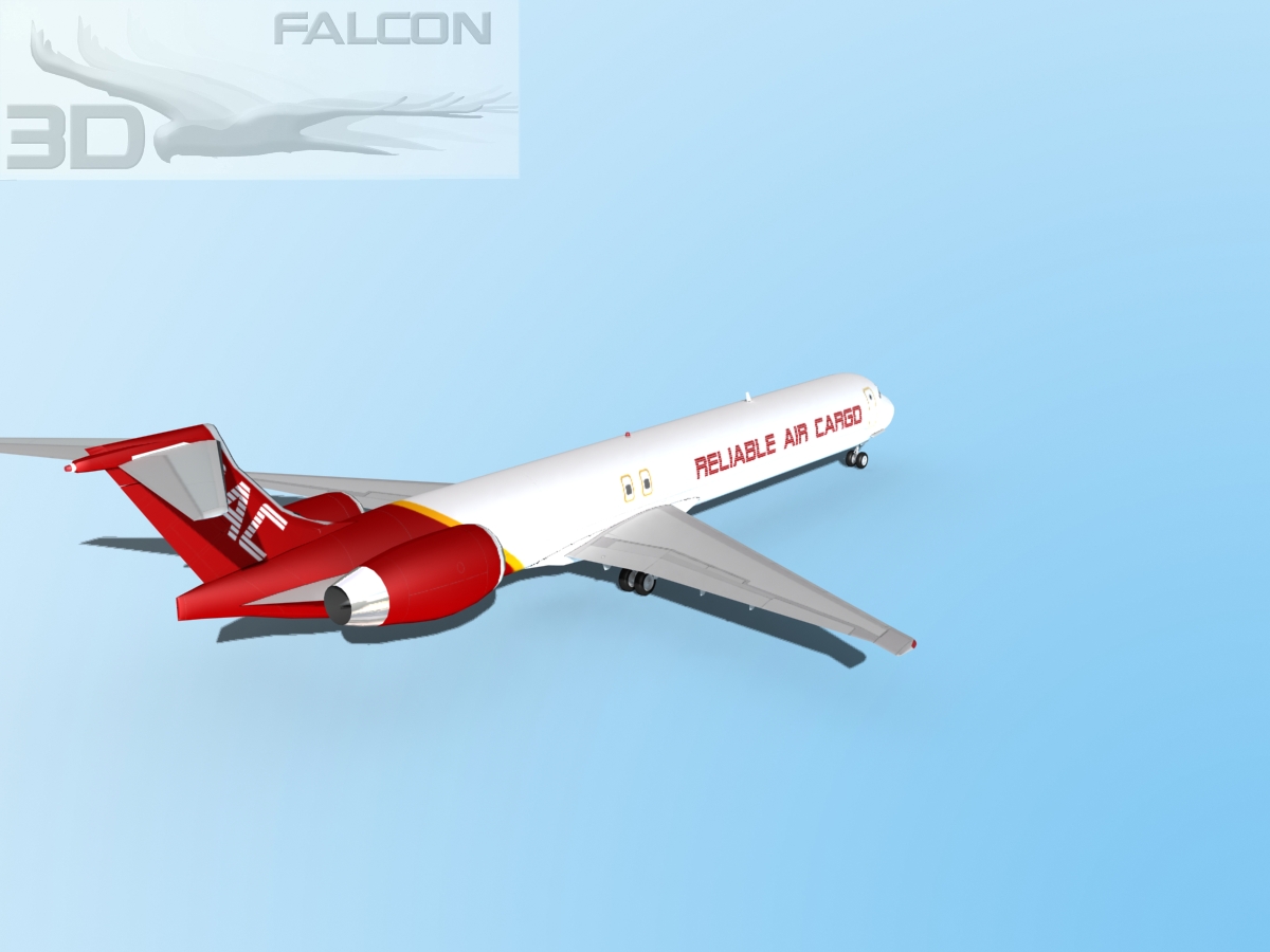 Falcon3D MD-80 Reliable Cargo 3D model_6