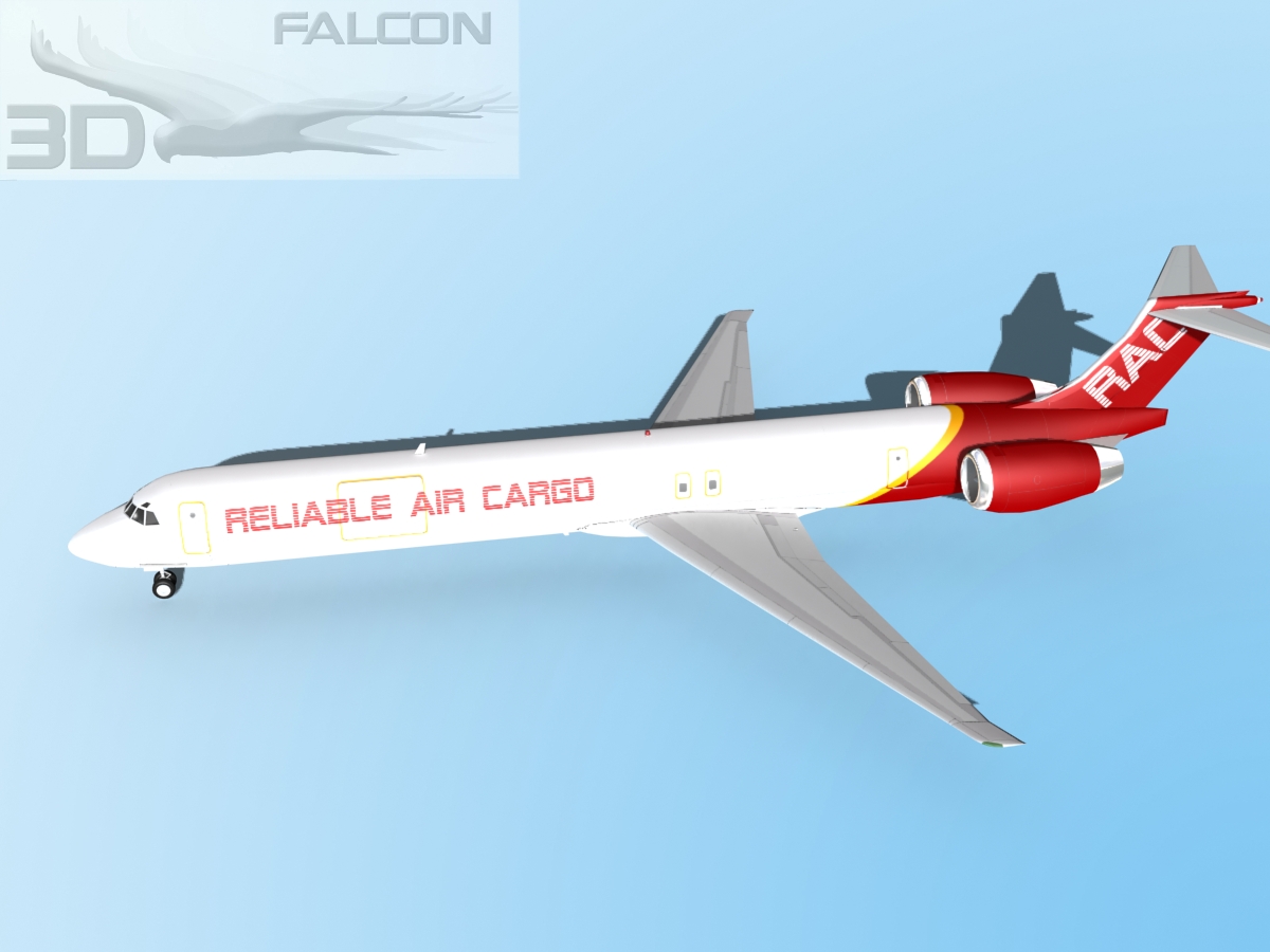 Falcon3D MD-80 Reliable Cargo 3D model_9