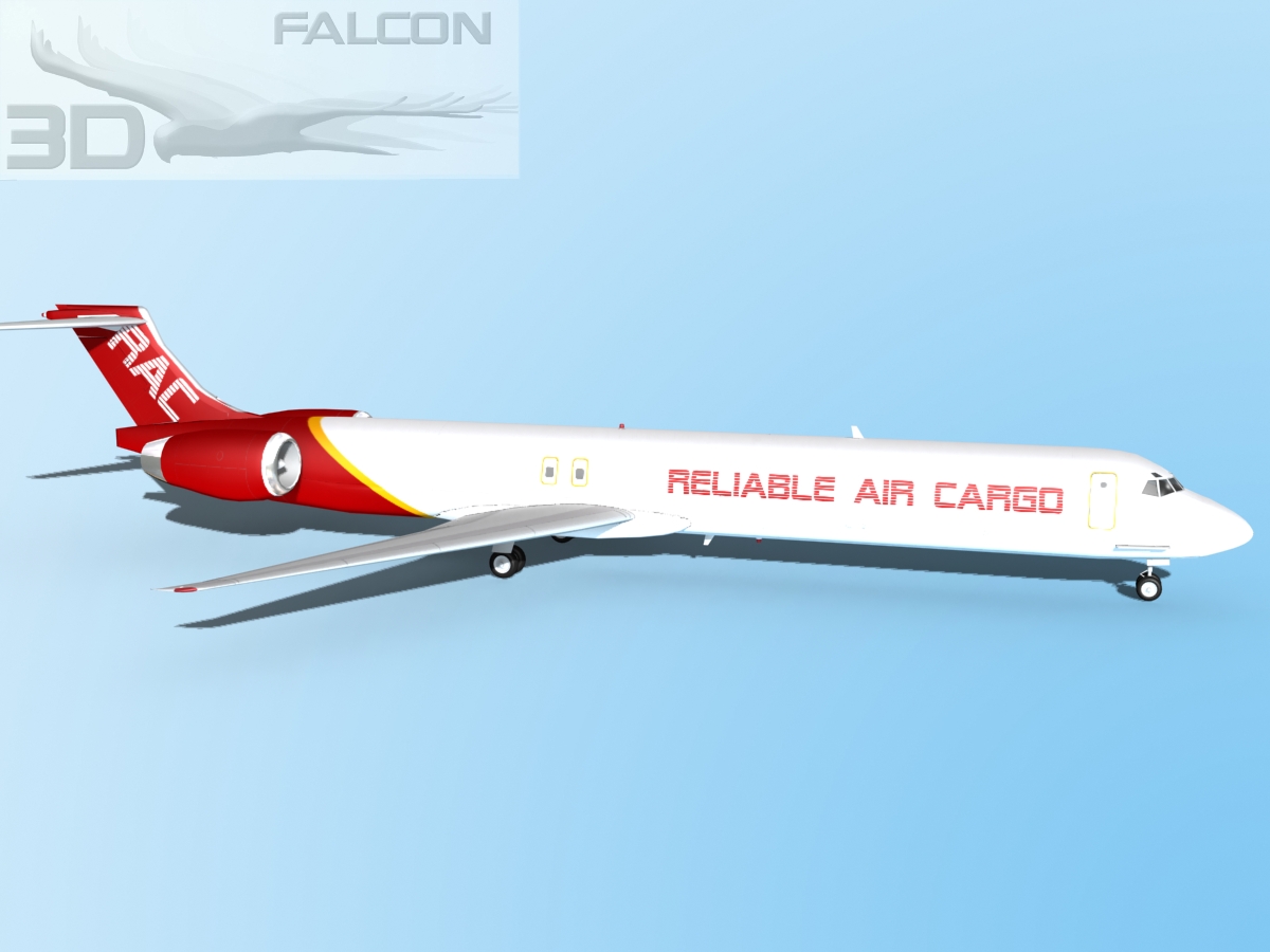 Falcon3D MD-80 Reliable Cargo 3D model_5