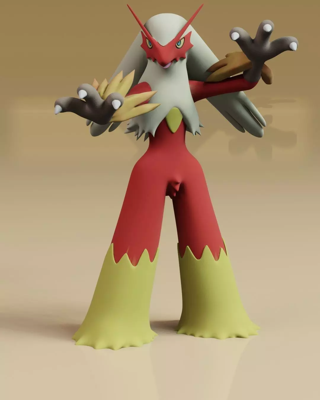 Blaziken 3D print model