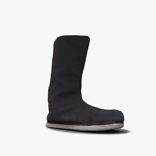 Chinese Cloth Shoe Low-poly 3D model