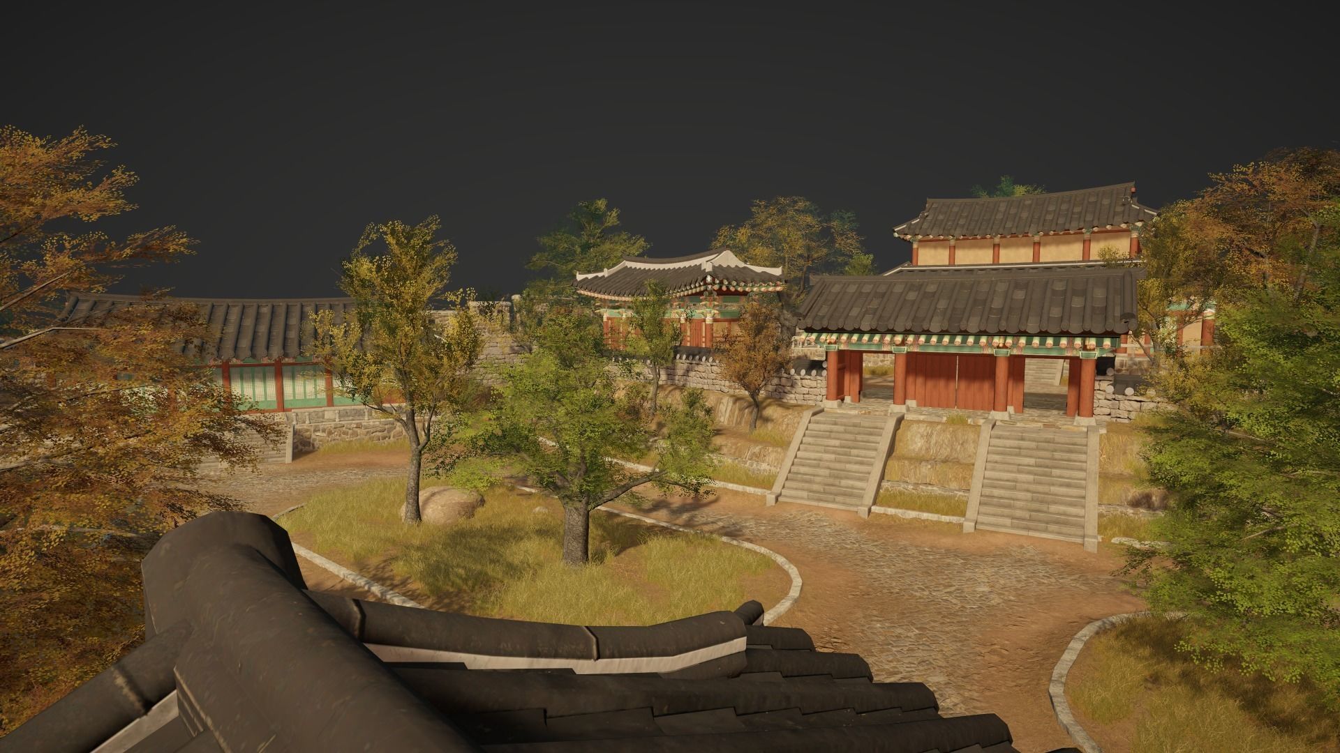 Korea Goryeo Palace Low-poly 3D model_7