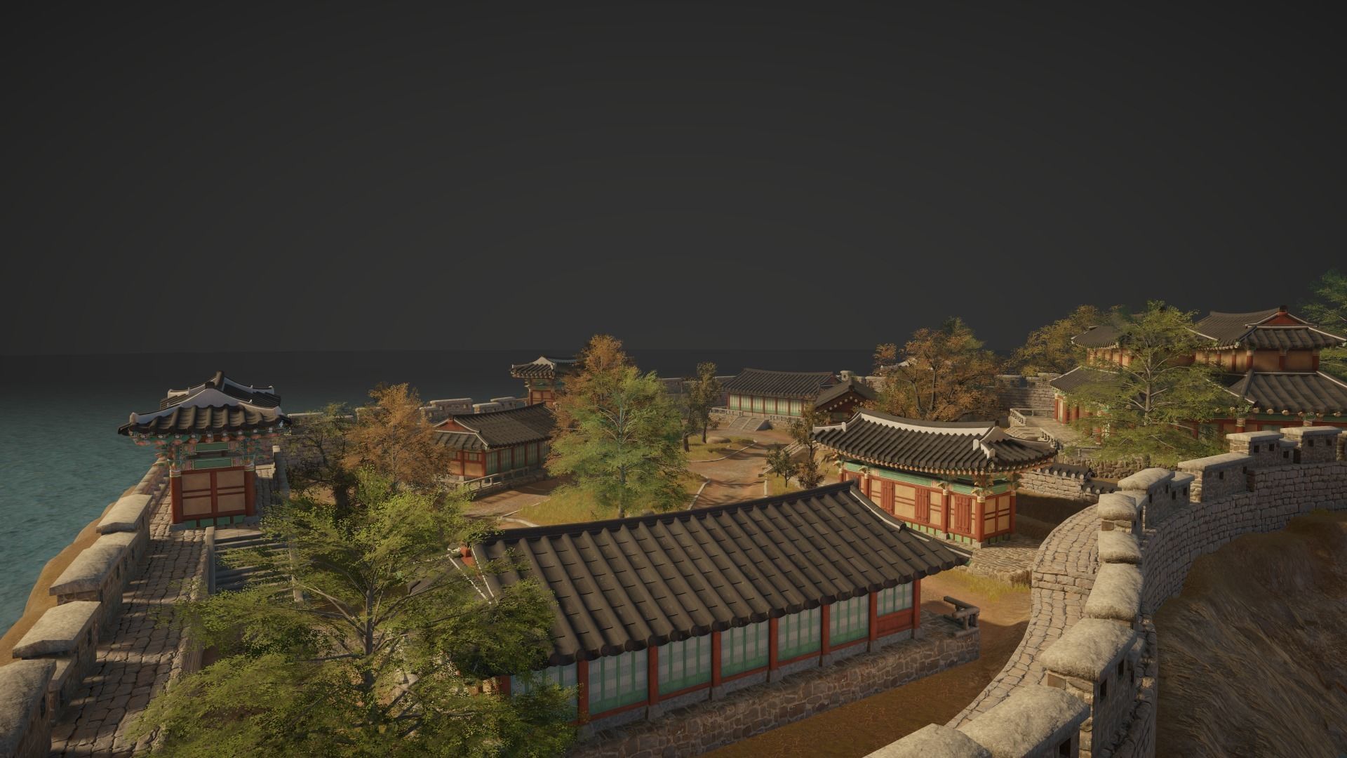 Korea Goryeo Palace Low-poly 3D model_4