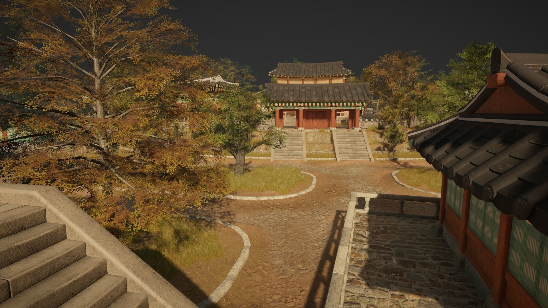 Korea Goryeo Palace Low-poly 3D model_6