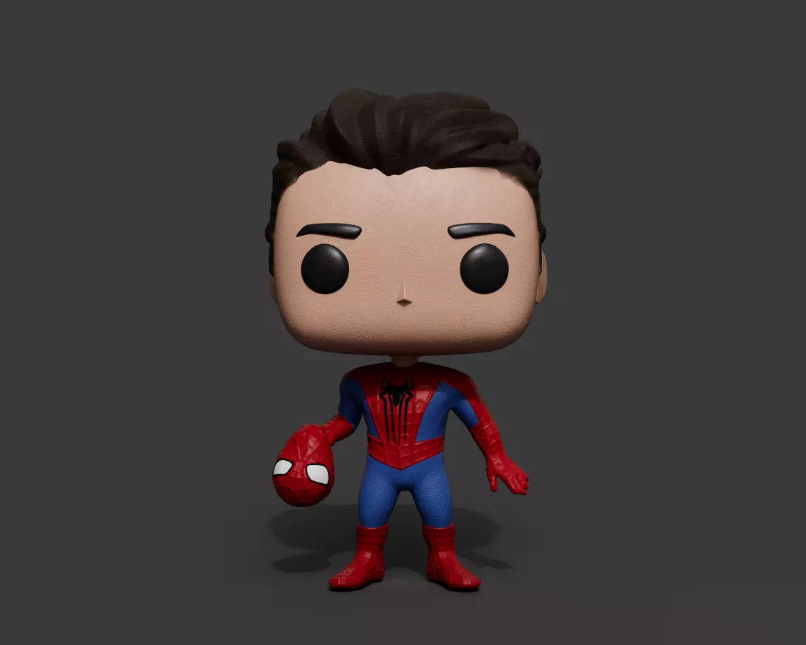 Spider-Man Andrew Garfield - Custom Funko 3D print model_0