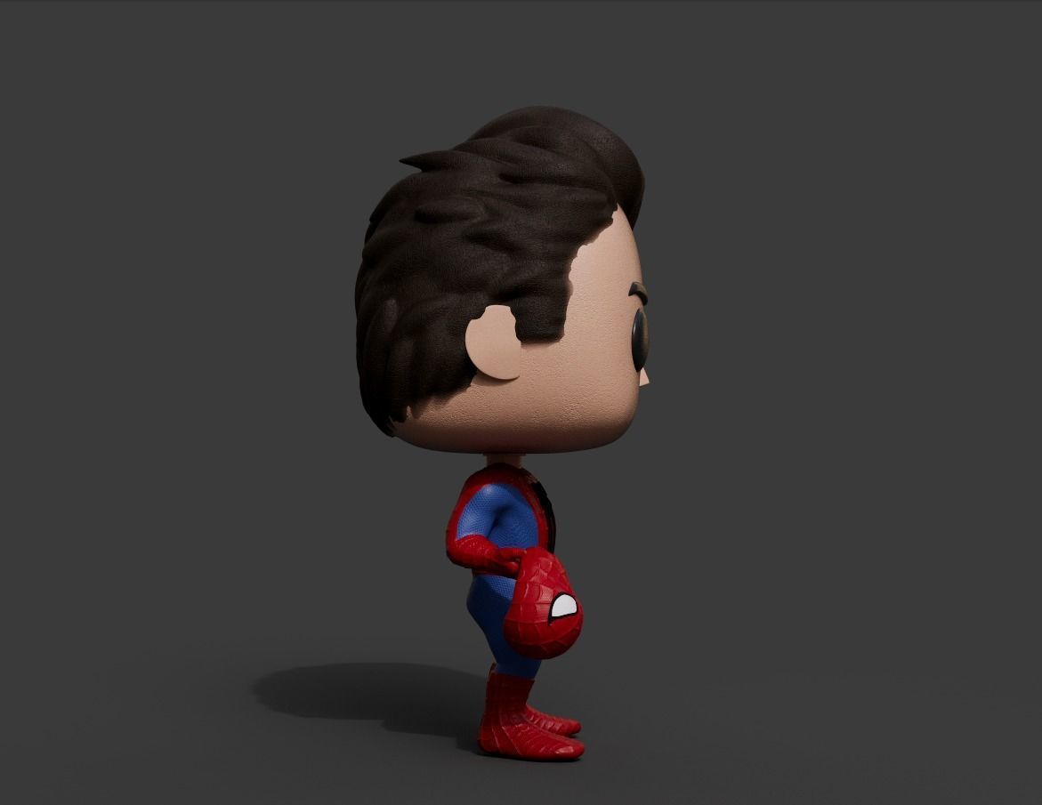 Spider-Man Andrew Garfield - Custom Funko 3D print model_3