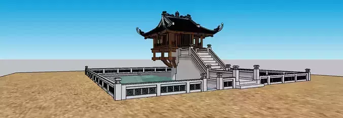 one pillar pagoda-vietnam