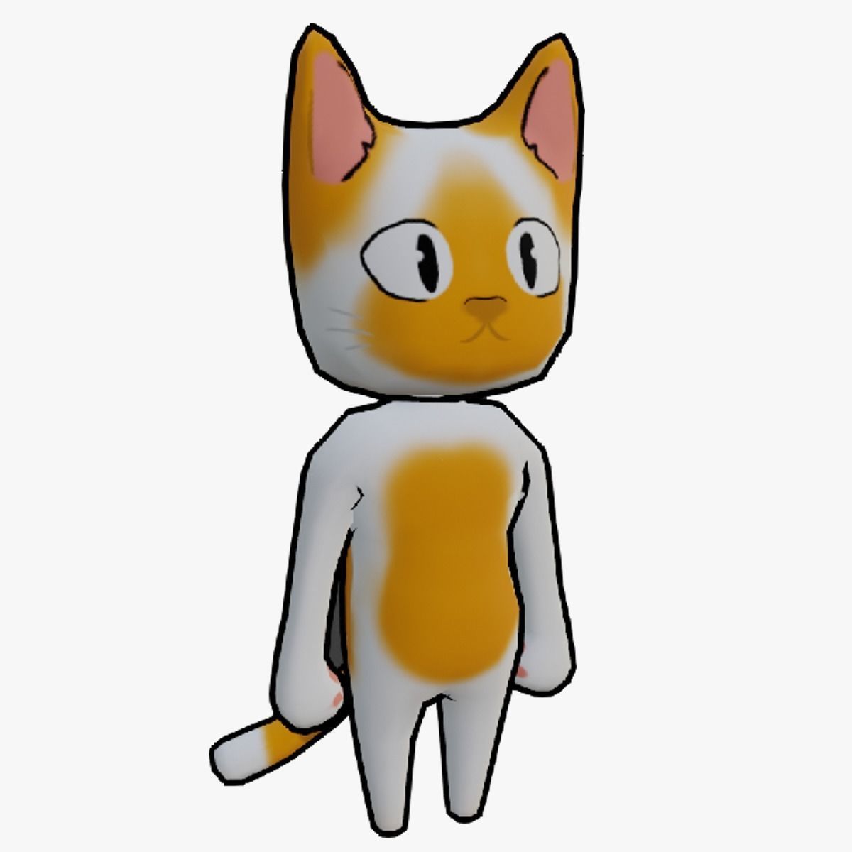 PACK OF 5 ANIMATED AND TEXTURED CHARACTERS Low-poly 3D model_14