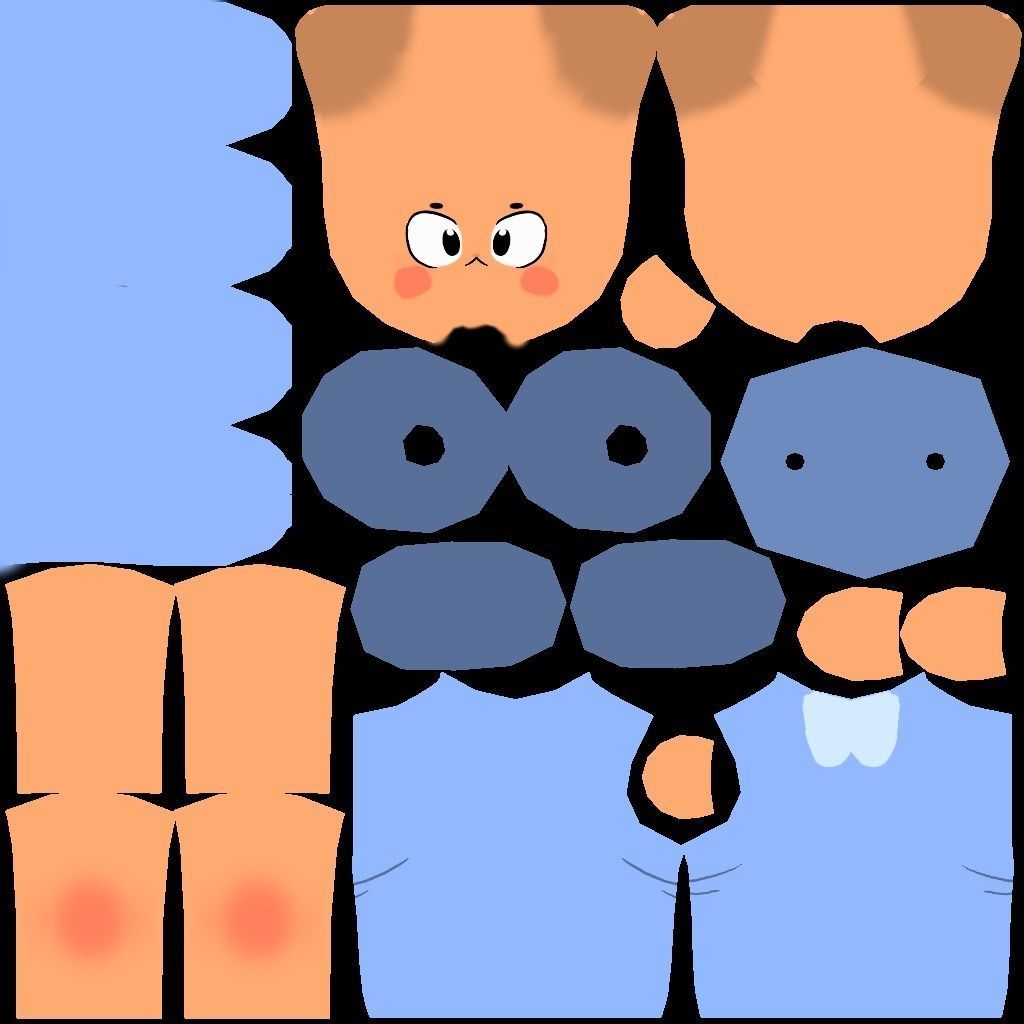 PACK OF 5 ANIMATED AND TEXTURED CHARACTERS Low-poly 3D model_18