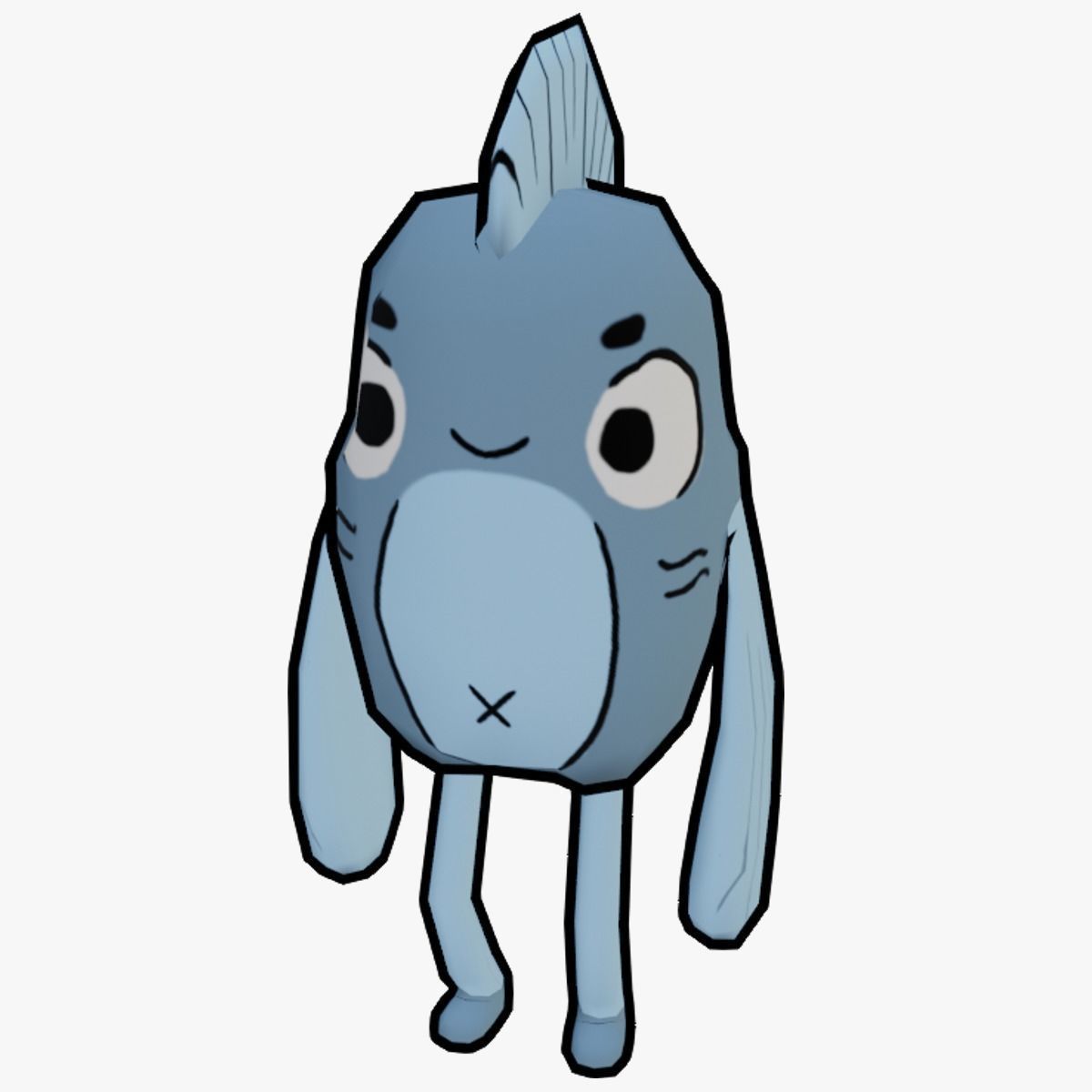 PACK OF 5 ANIMATED AND TEXTURED CHARACTERS Low-poly 3D model_8