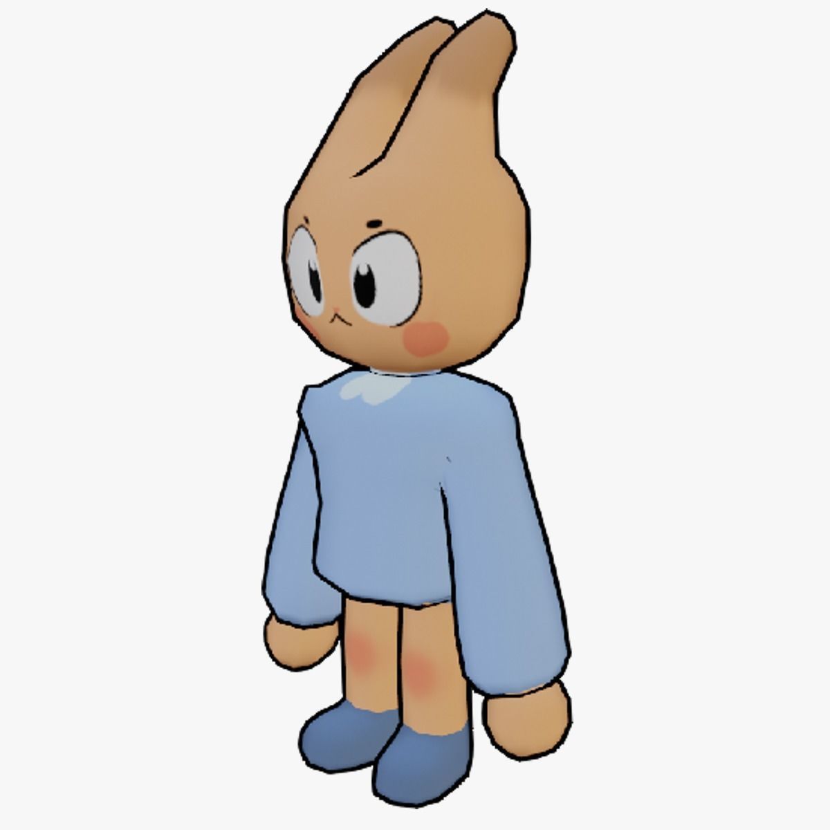 PACK OF 5 ANIMATED AND TEXTURED CHARACTERS Low-poly 3D model_17