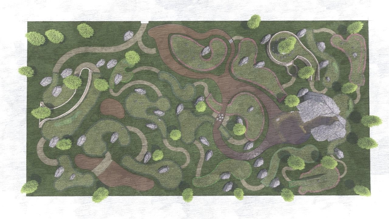 public park-Private Park Landscape 3D model_10