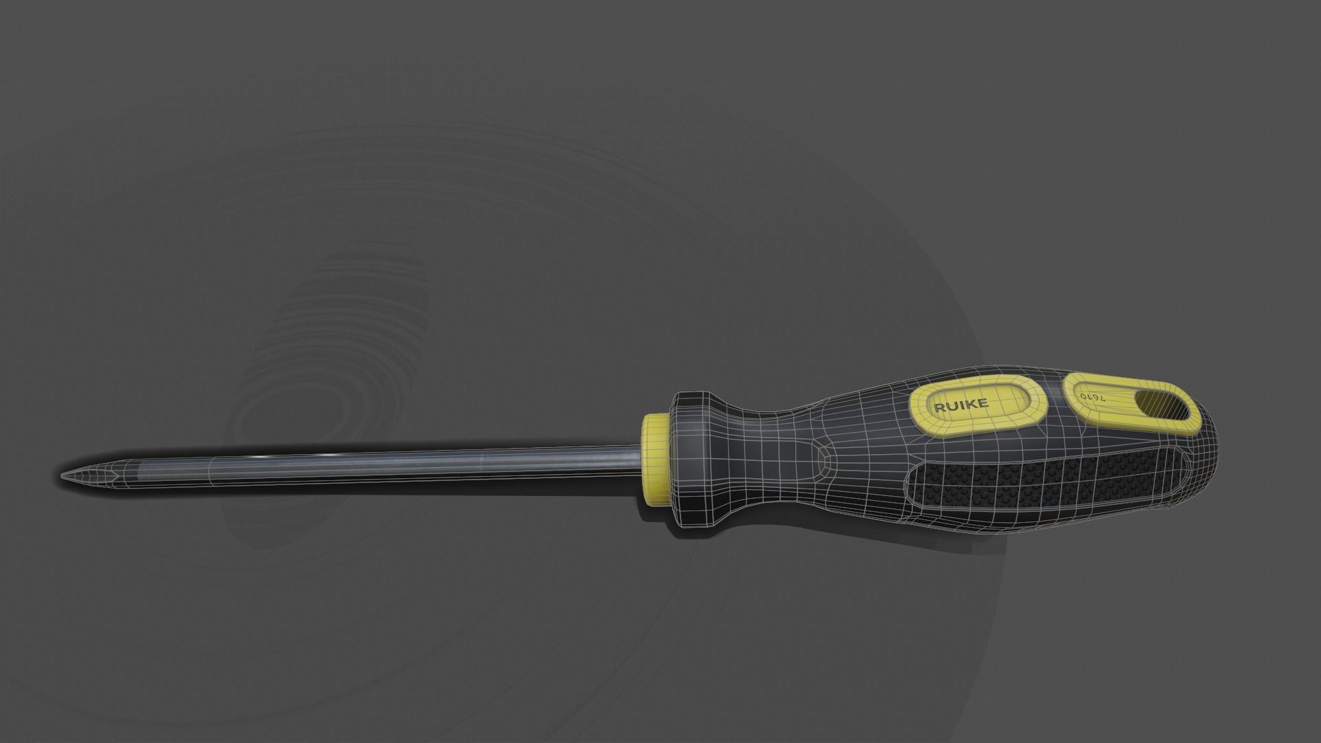 screwdriver Free low-poly 3D model_3