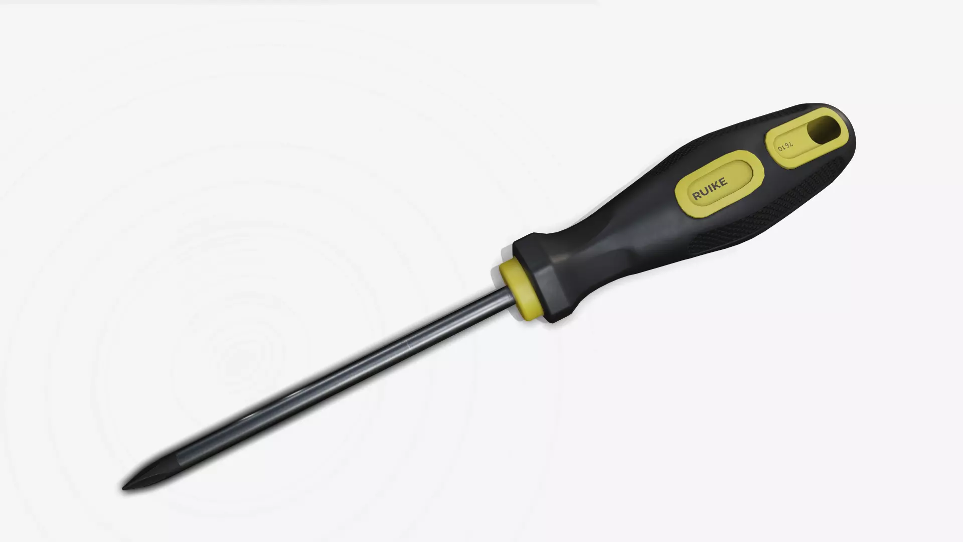 screwdriver Free low-poly 3D model_0