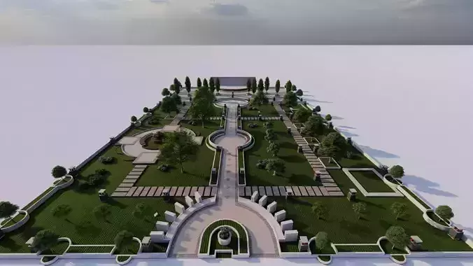 public park-Private Park Landscape