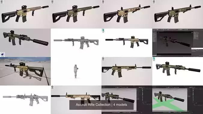 Assault Rifle Collection