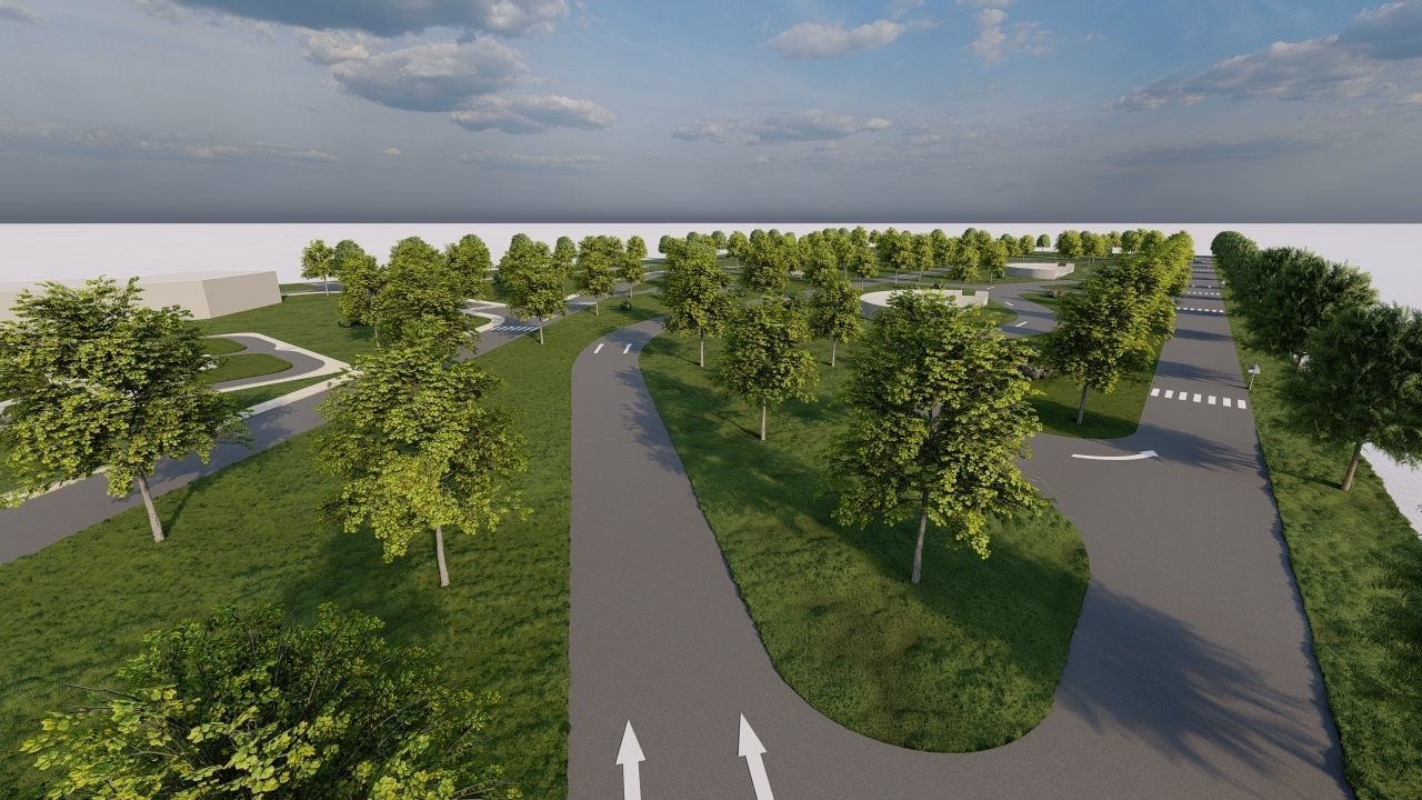 public park-Private Park Landscape 3D model_5