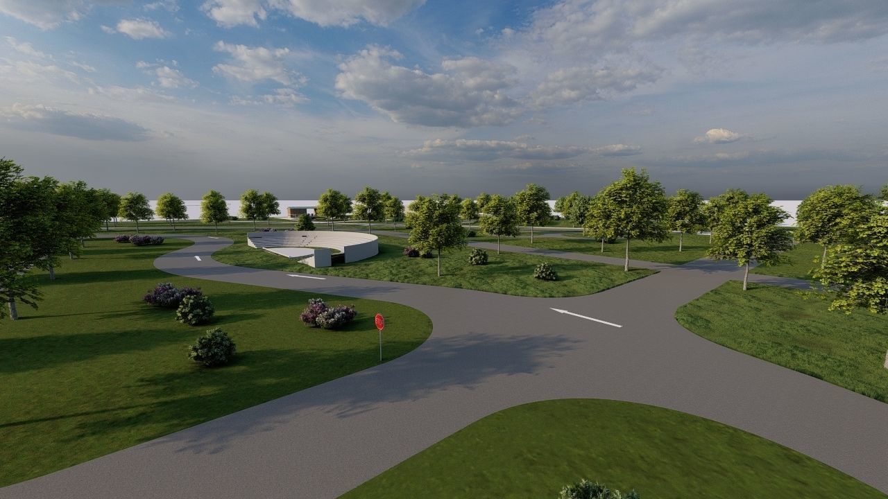 public park-Private Park Landscape 3D model_18