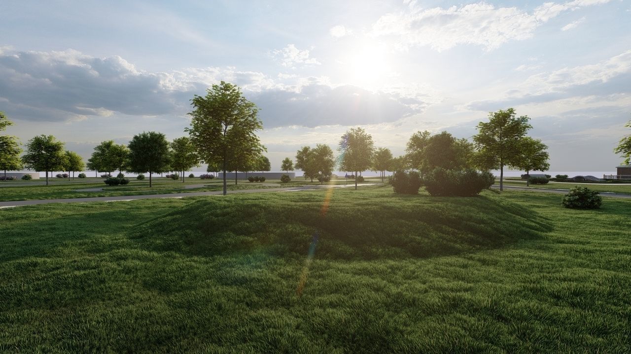 public park-Private Park Landscape 3D model_4