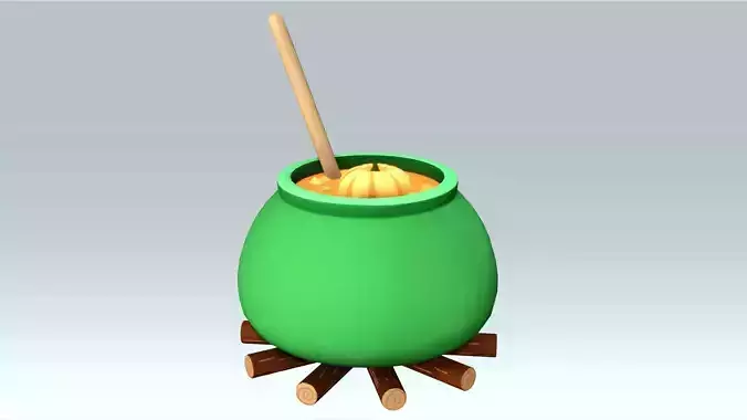 Witch Cauldron - Pumpkin