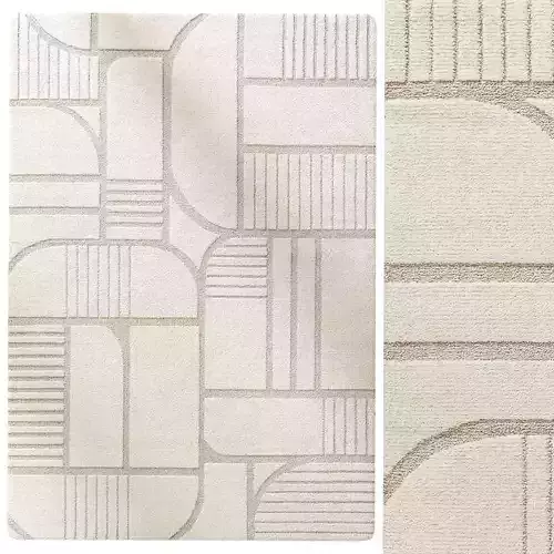 Eve Cream carpet from Benuta