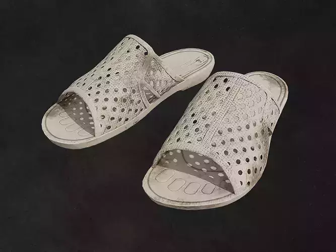 Flip flop realistic scandal footwear