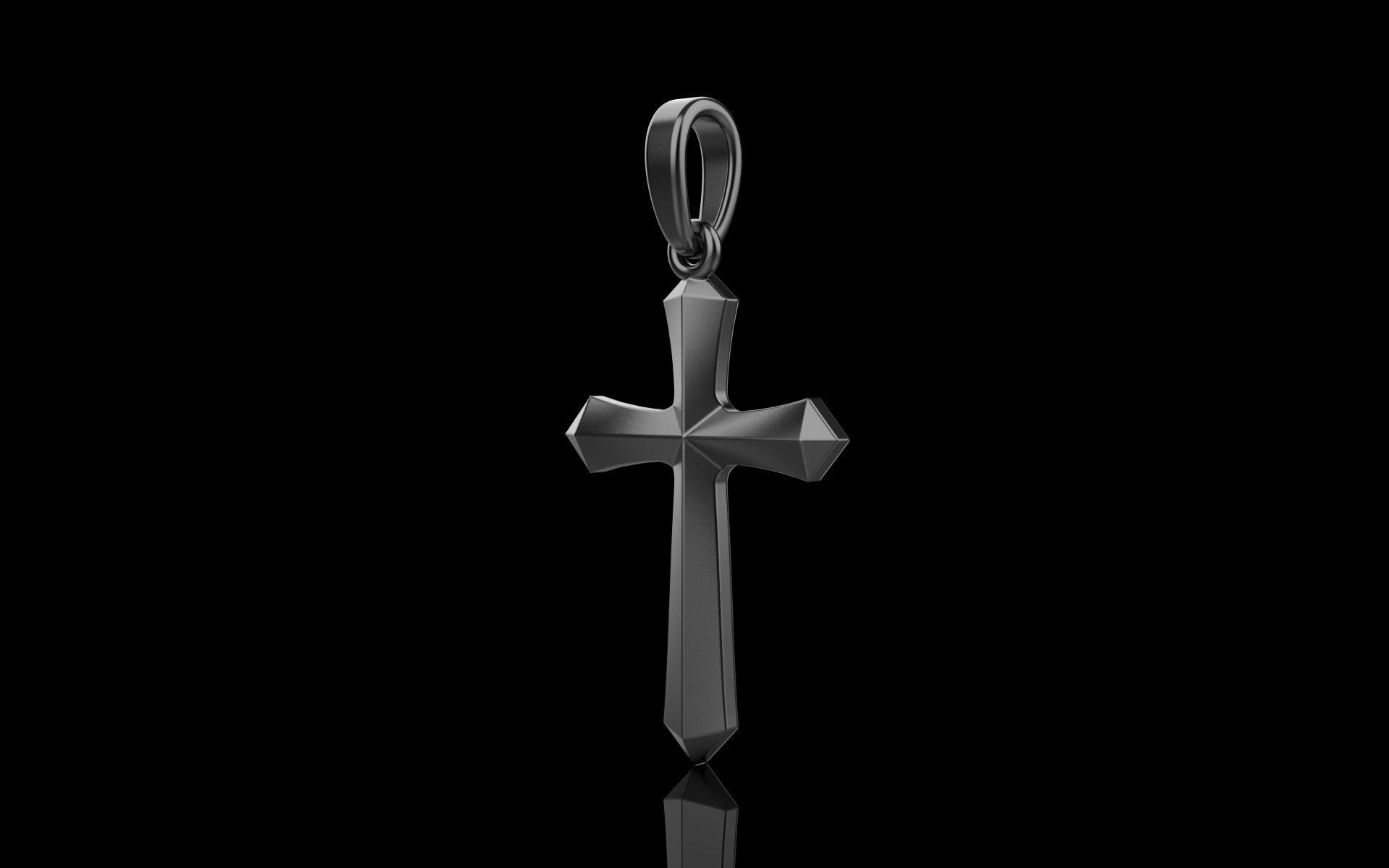 light weight simple cross model 539 3D print model_19