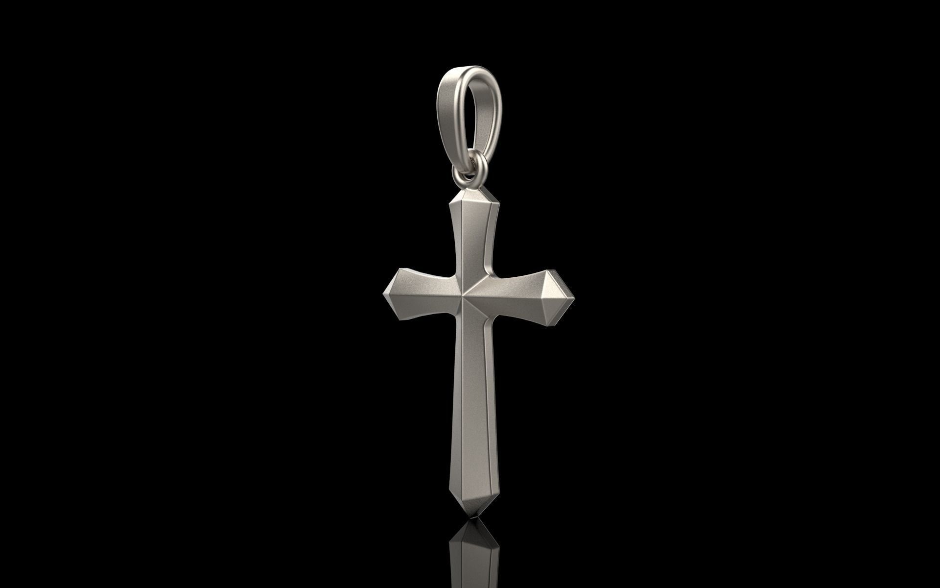 light weight simple cross model 539 3D print model_1