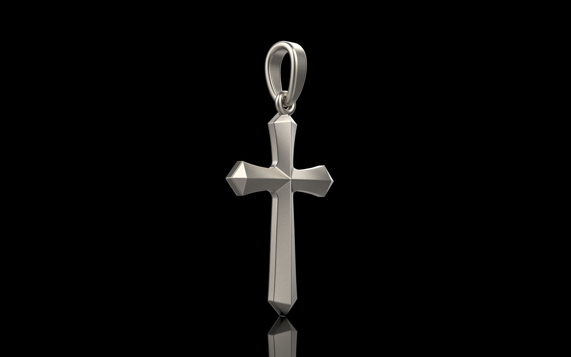 light weight simple cross model 539 3D print model_24