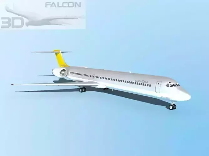 Falcon3D MD-80 SAS Snowflake 3D model